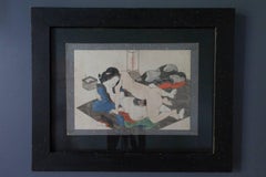 Oriiginal and Framed Shunga Prints by Kitagawa Utamaro