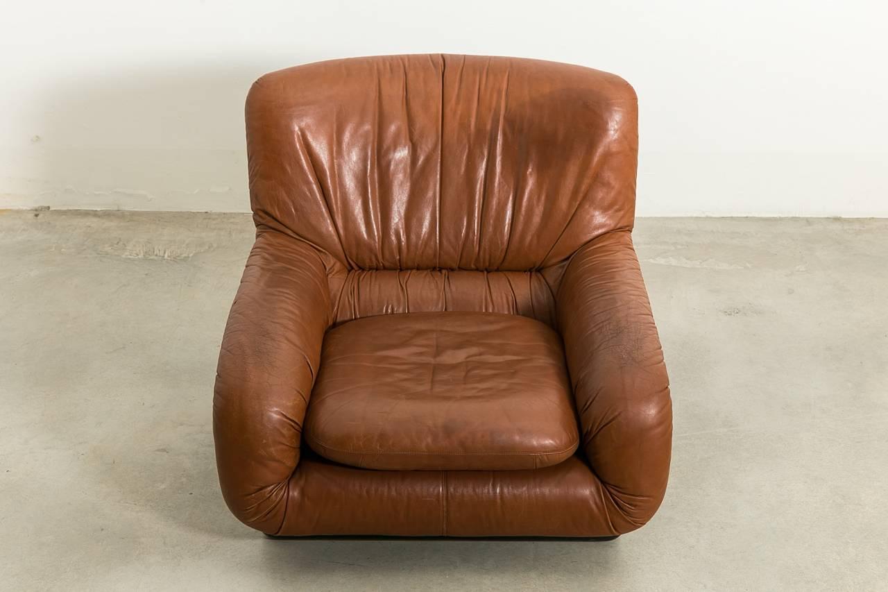 Mid-Century Modern Pair of Comfort Chair by Titina Ammannati & G.Vitelli, 1970, Italy