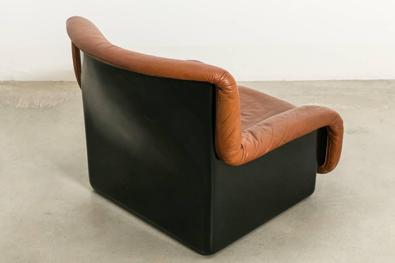 Leather Pair of Comfort Chair by Titina Ammannati & G.Vitelli, 1970, Italy