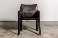 Set of Two Mario Bellini Cab Armchairs for Cassina