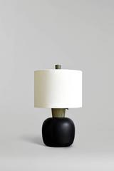 Turned Ash Bedside Lamp, Marty III