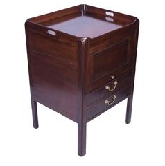 19th Century English George III Mahogany Bedside Commode