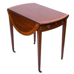 English George III English Mahogany Inlaid Pembroke Table 8