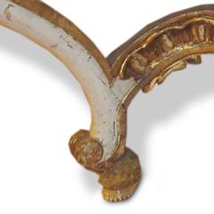 19th Century Cream and Gilt Italian Console