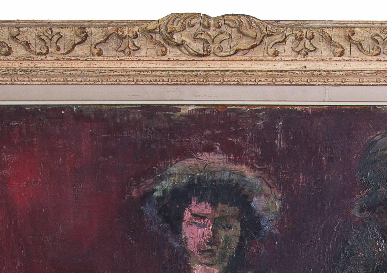 Pintura al óleo sobre tabla original de Yetty titulada 