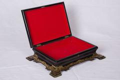Victorian Papier Mâché Stationary Box