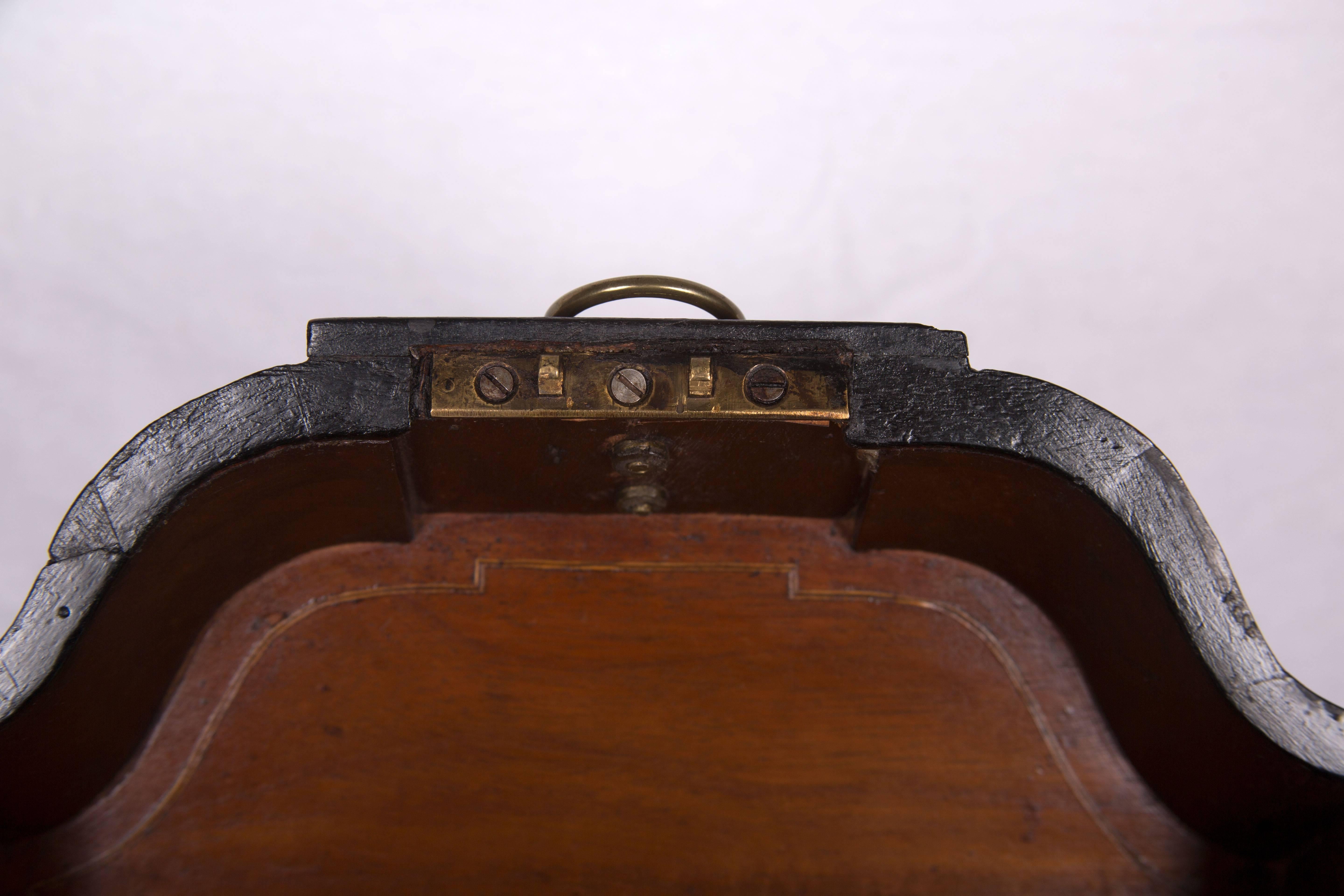 English Late 18th Century George III Mahogany Knife Box