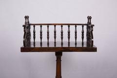 Early 19th Century Regency Rosewood Book Caddy on Later Stand