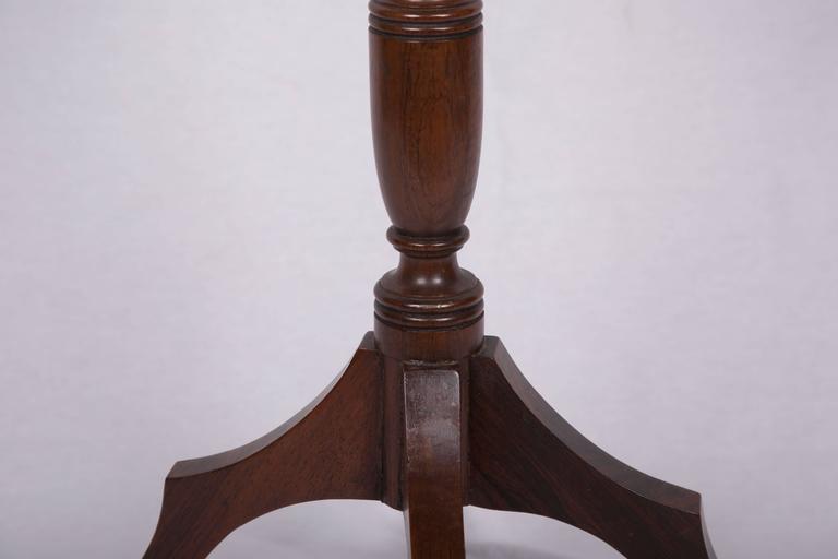 Stained Early 19th Century Regency Rosewood Book Caddy on Later Stand For Sale