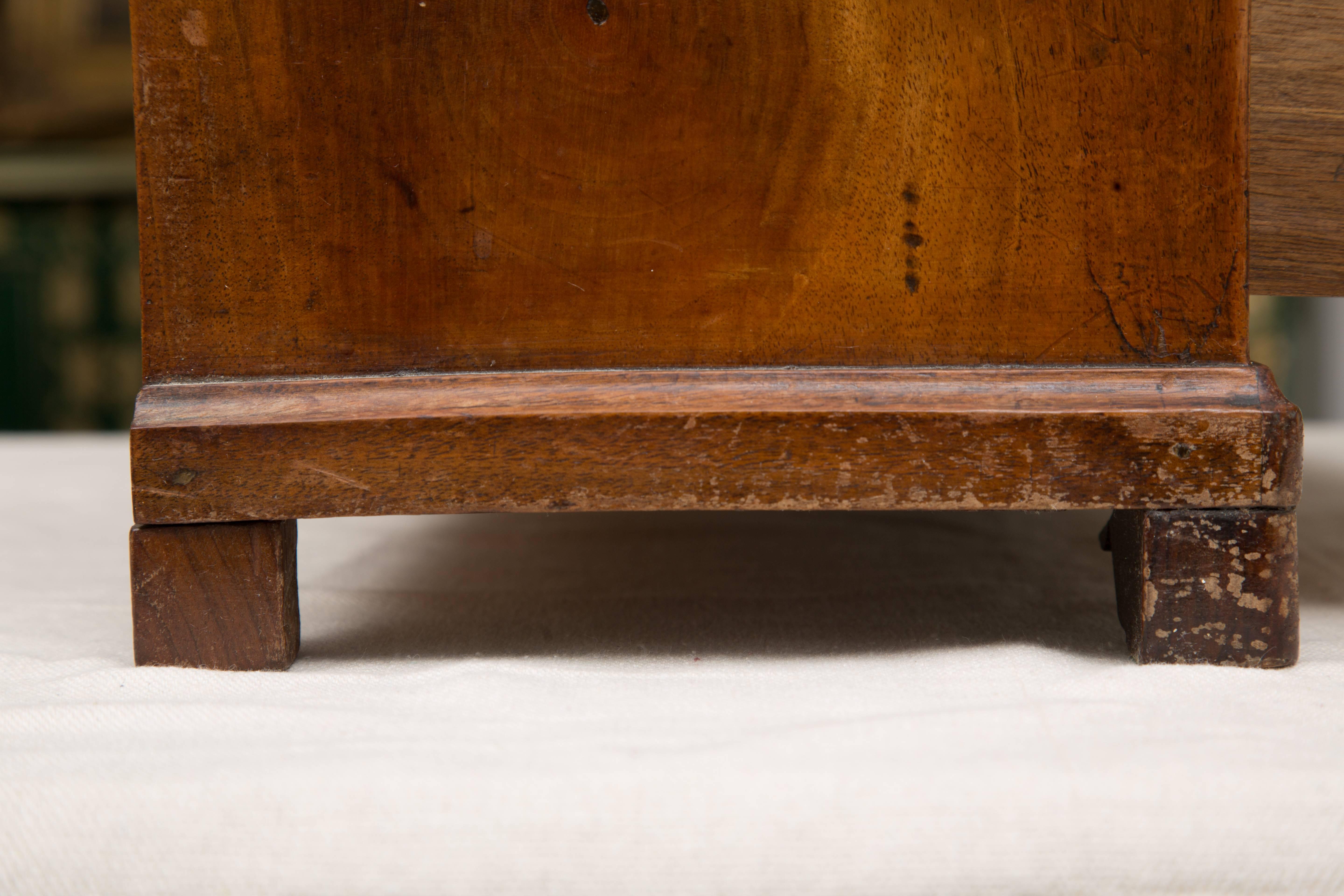 19th Century French, Louis Philippe Walnut Speciman Commode For Sale