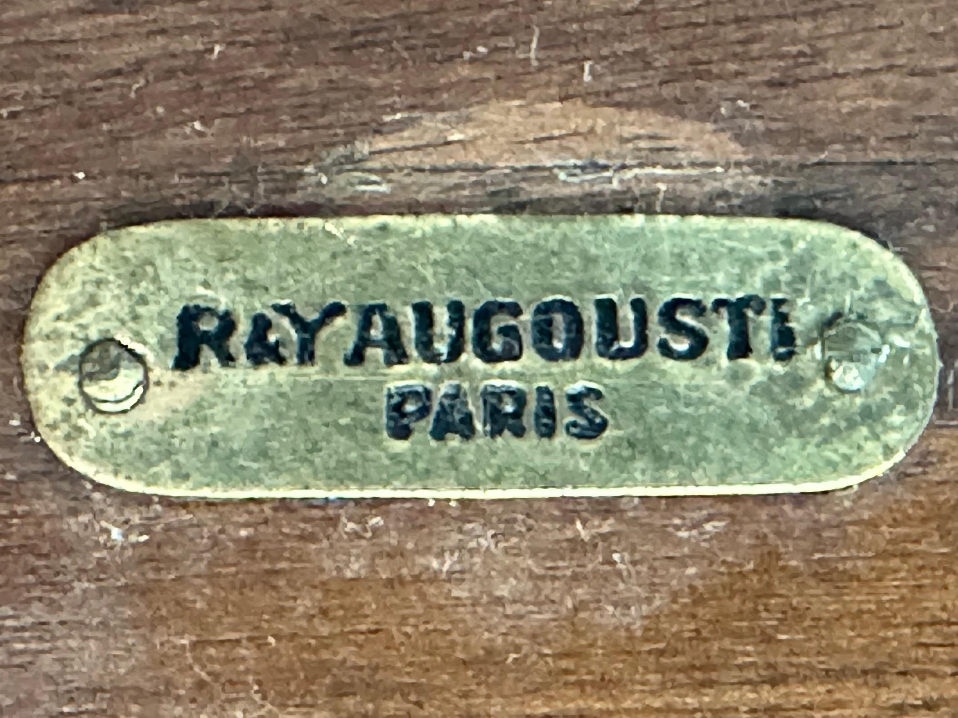 French Modern Shagreen Bench by R & Y Augousti  1