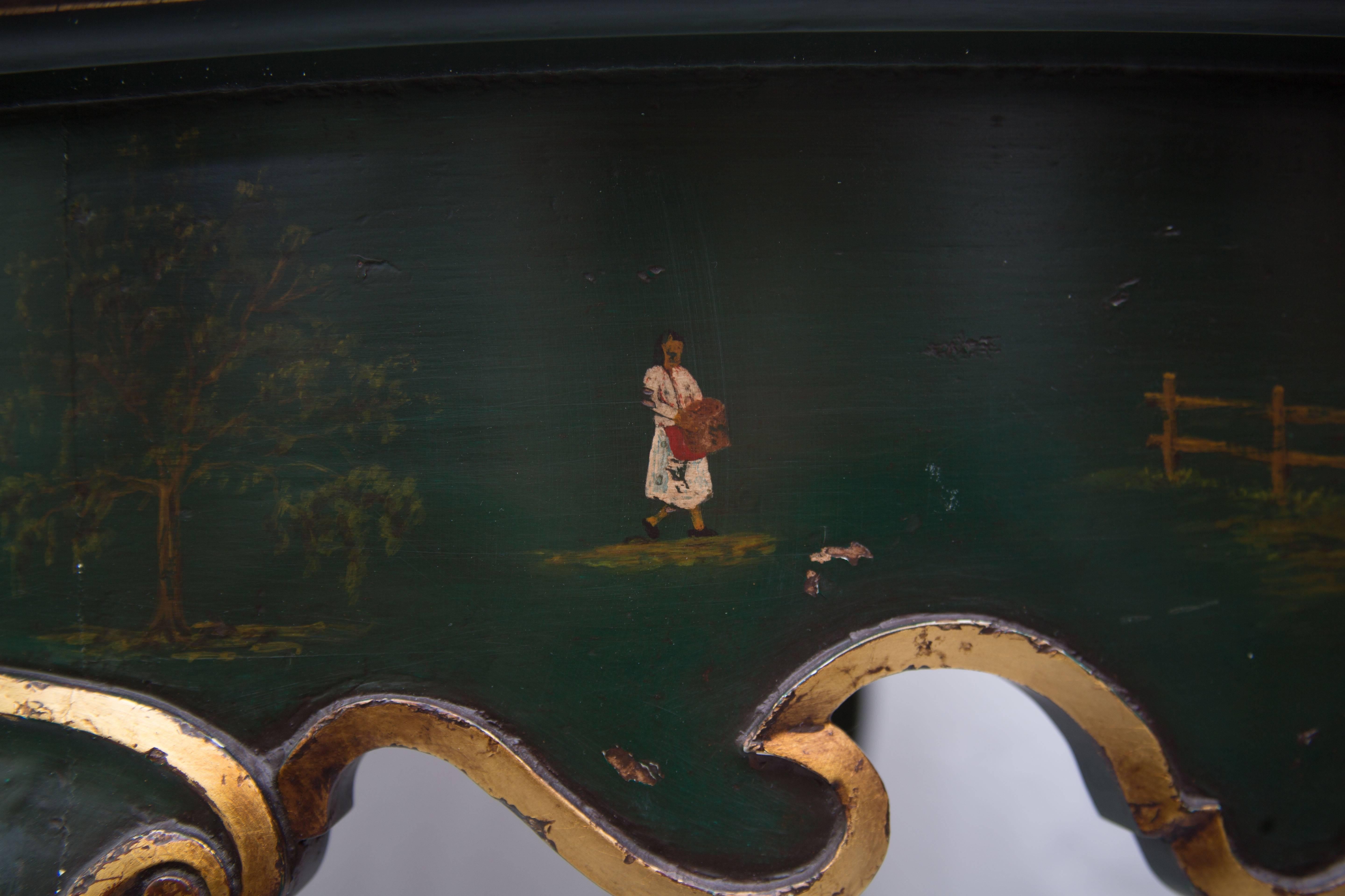 19th Century Northern Italian Painted Center Table 1