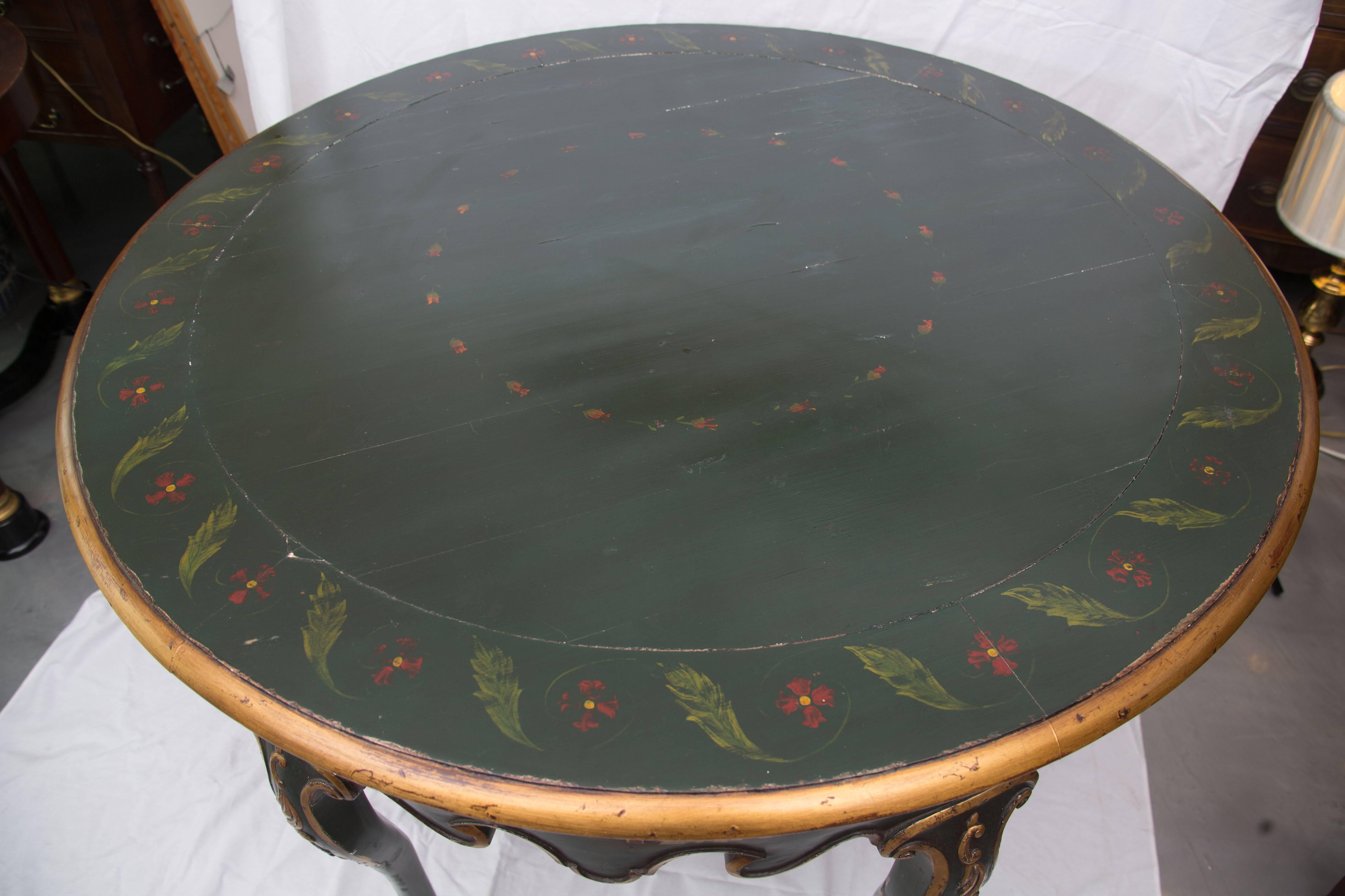 19th Century Northern Italian Painted Center Table 3