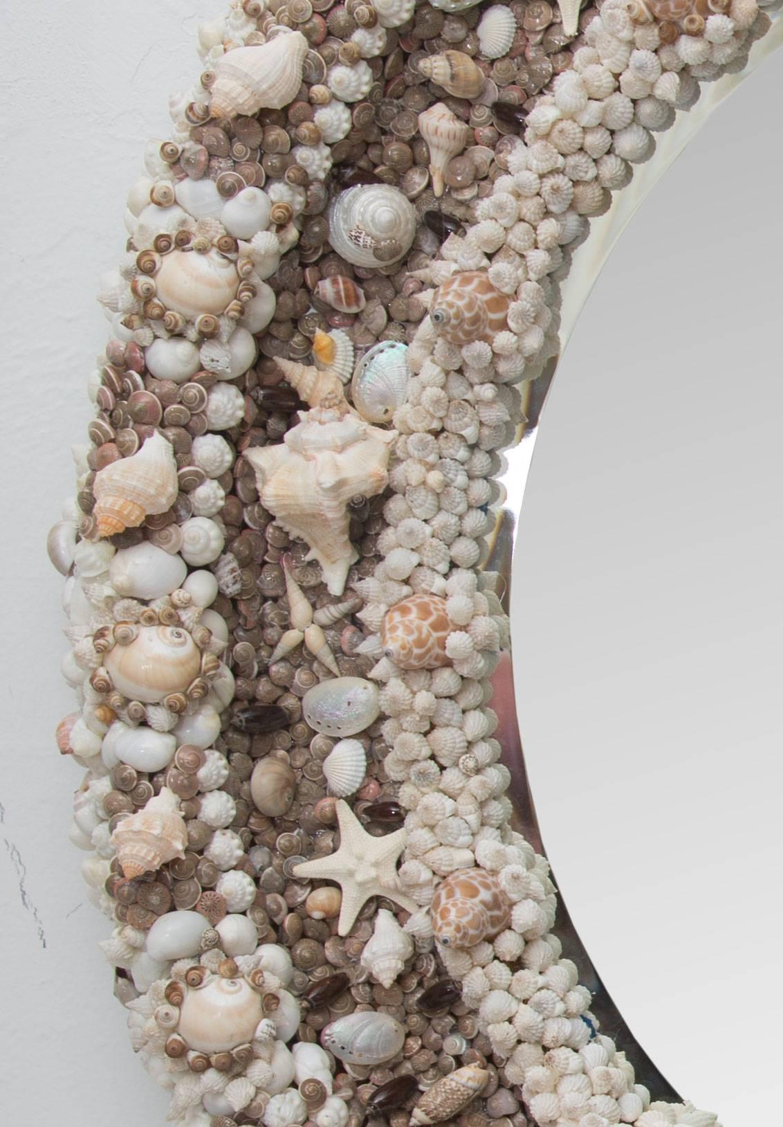mirror with shells