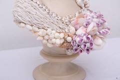 Shell-Encrusted Composition Bust