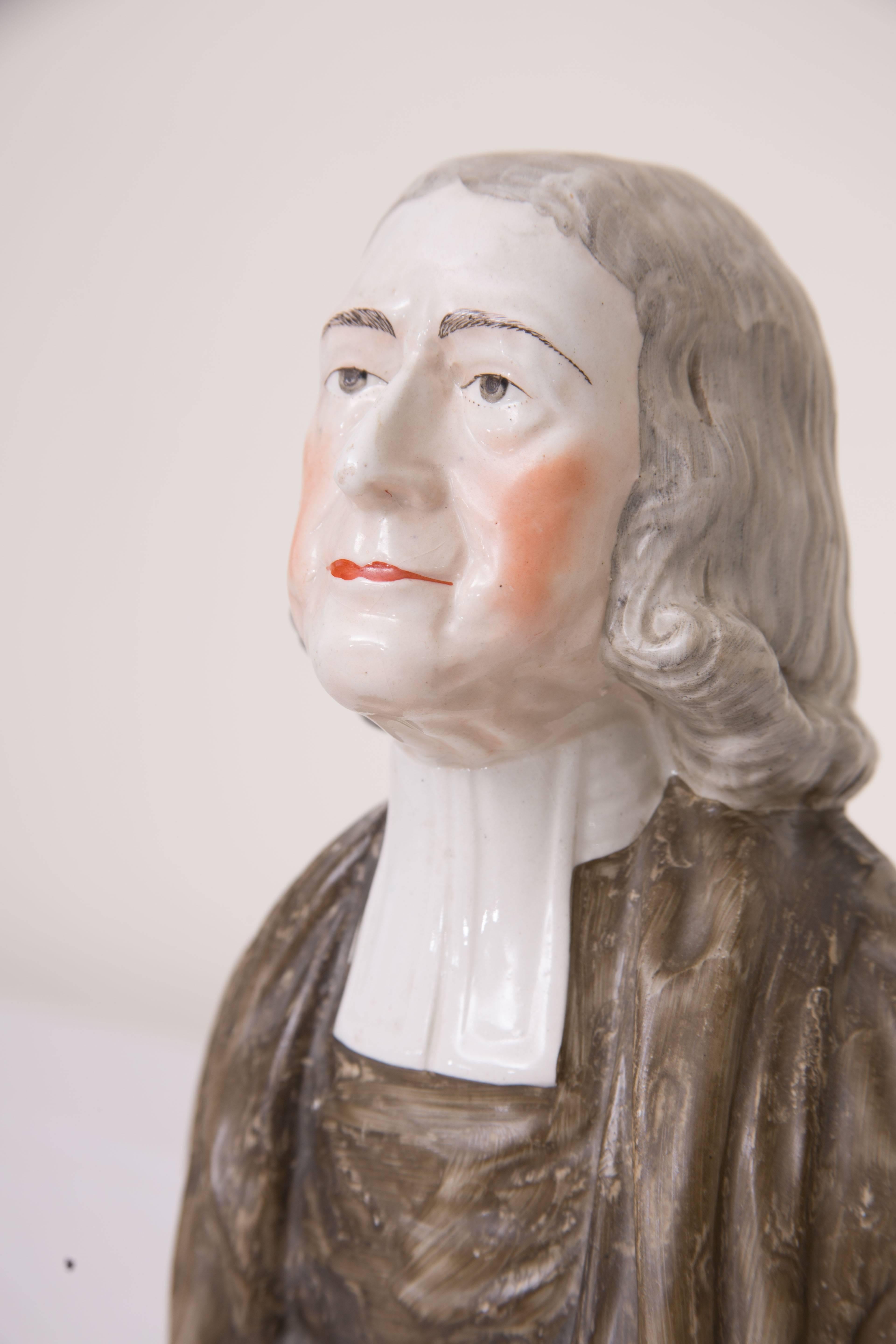 Other 19th Century Porcelain Figure of John Wesley