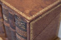 Italian Leather Bound Hinged Letter Box