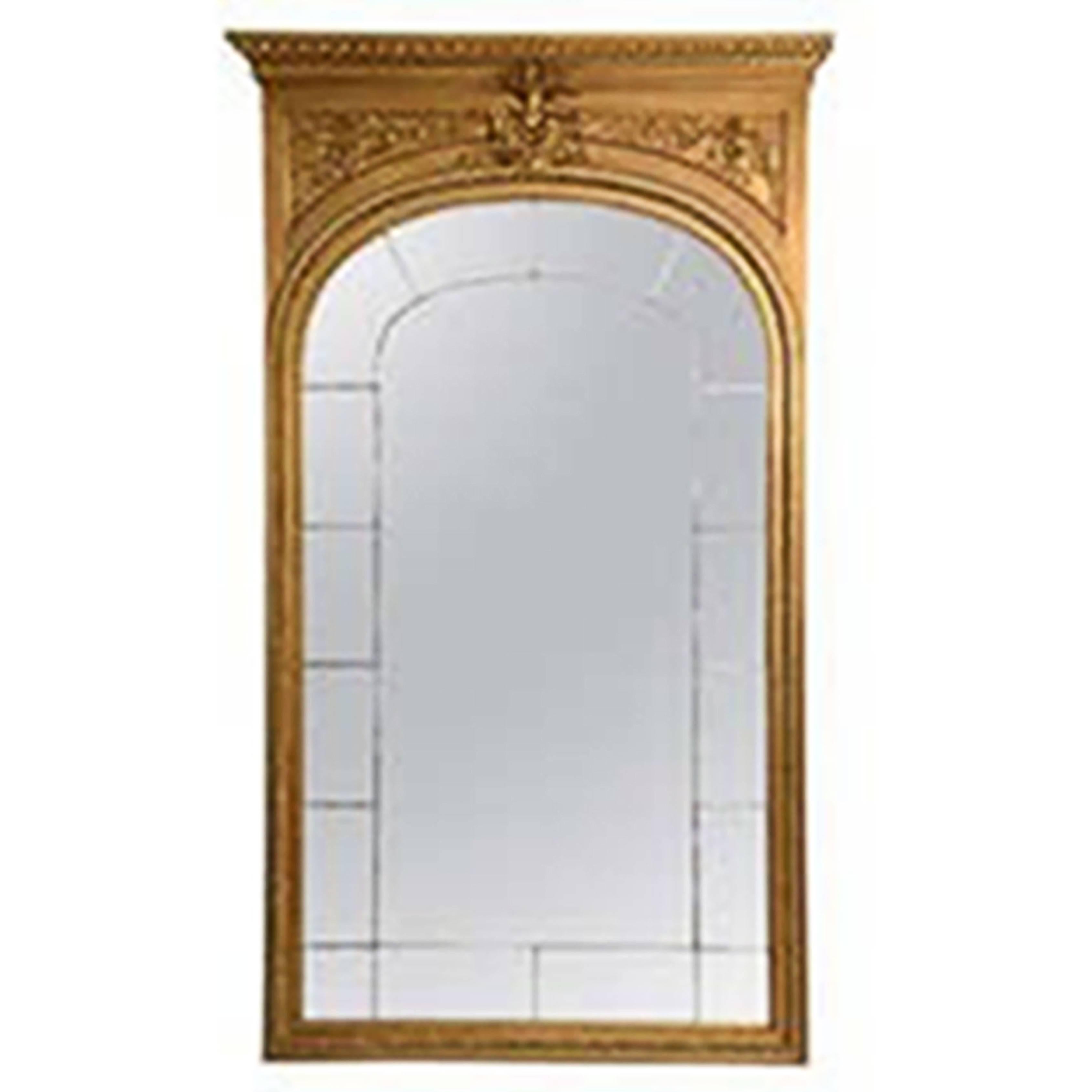 19th Century Giltwood Palace Mirror