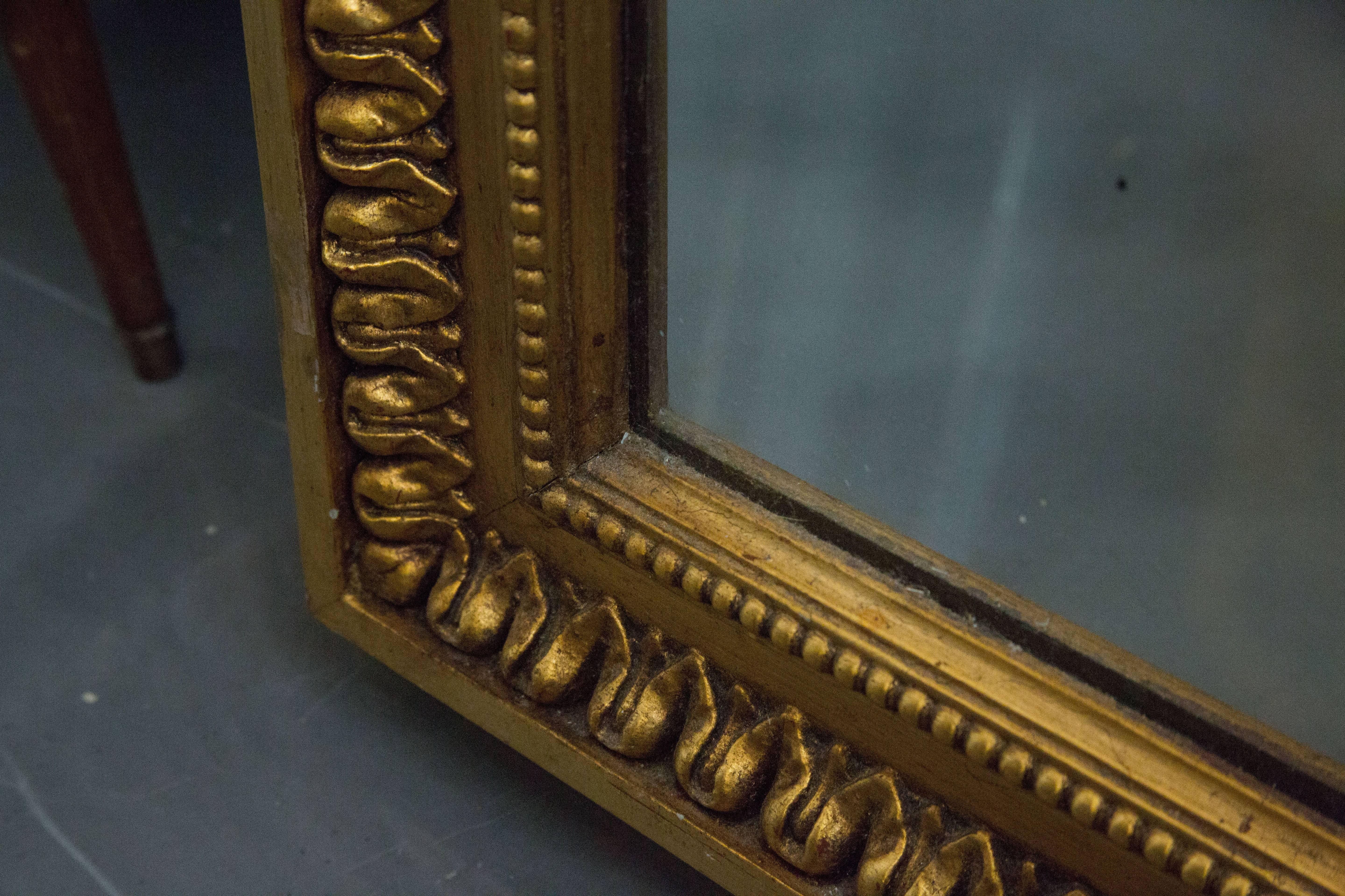 19th Century Giltwood Palace Mirror In Good Condition In WEST PALM BEACH, FL