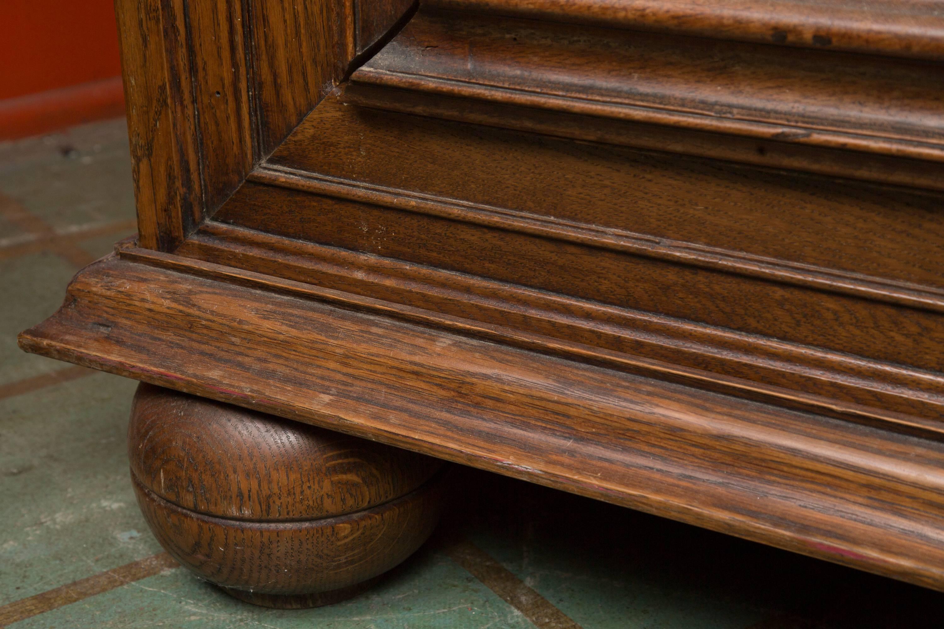 Hand-Carved 18th Century French Oak Armoire For Sale