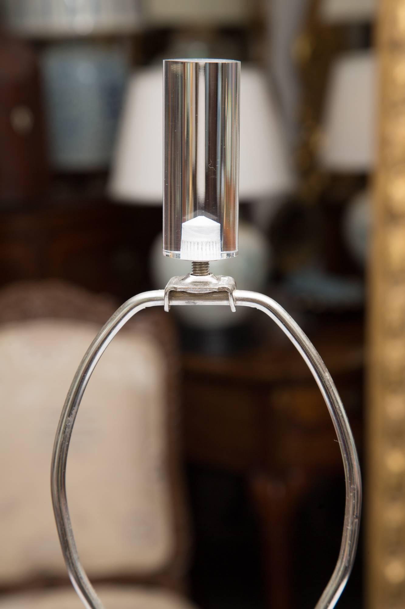 Lucite Multi-Tiered Table Lamp (amerikanisch)