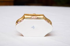 Capodimonte Box with Gilt and Colorful Figures