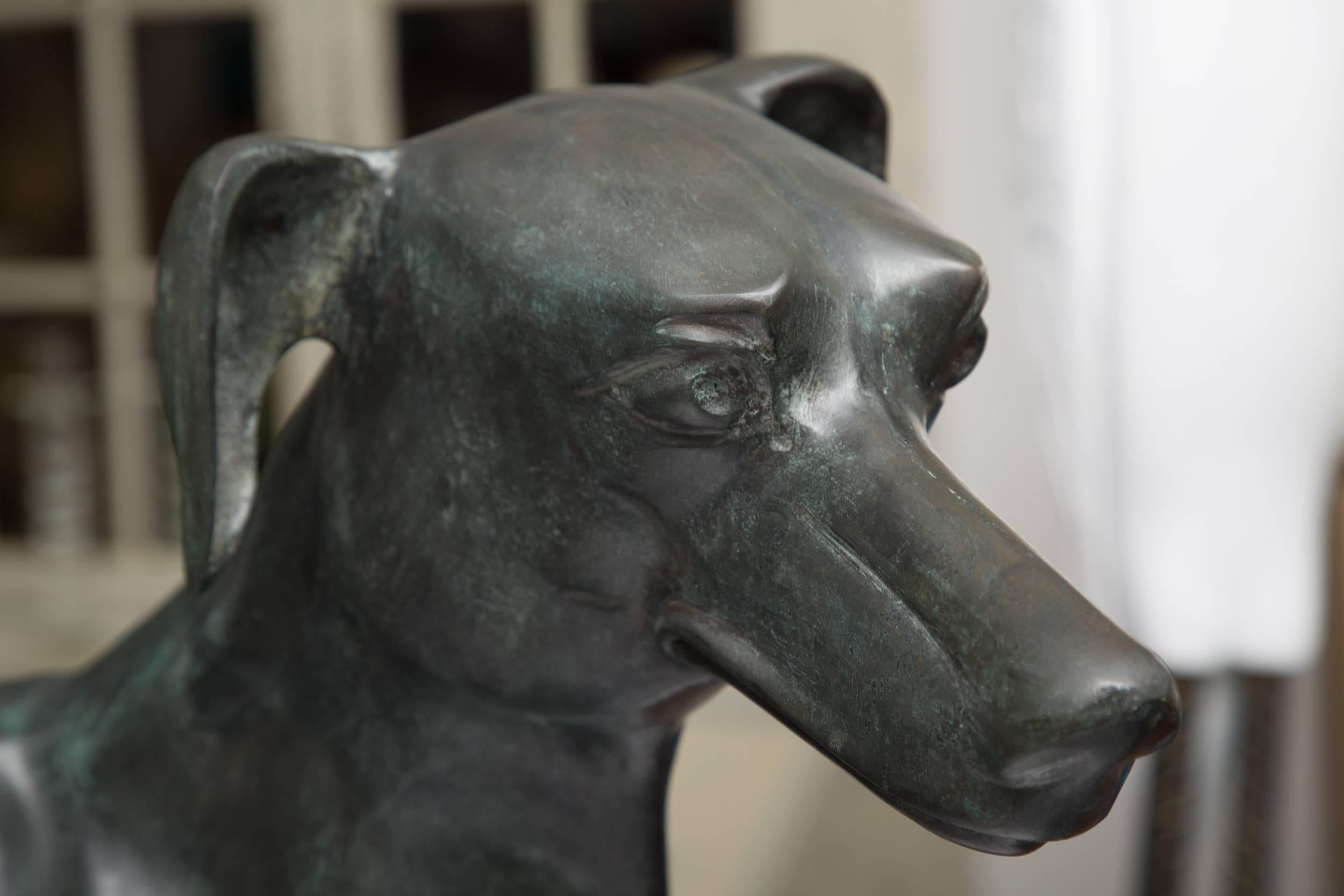 Other 20th Century Bronzed Whippet
