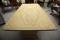 Custom Italian Faux Painted Dining Table