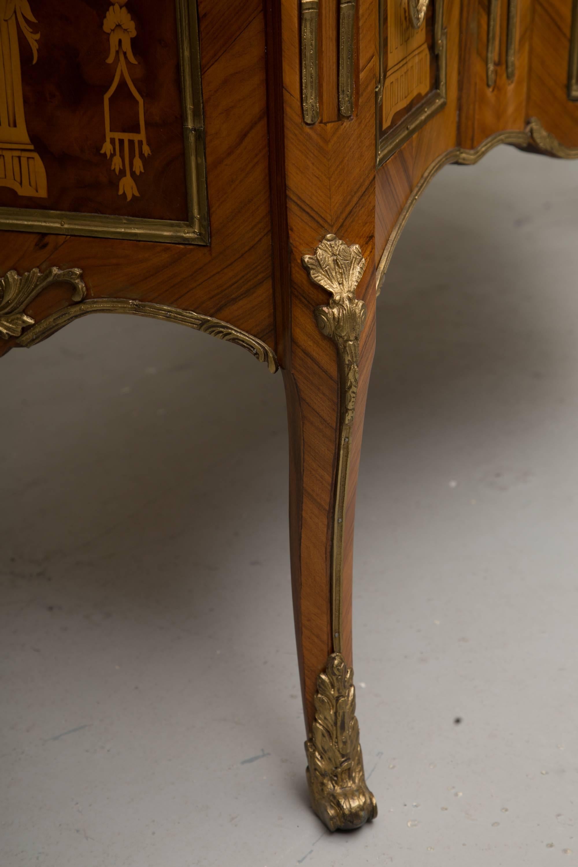 Unknown Louis XVI Transitional Style Inlaid Commode