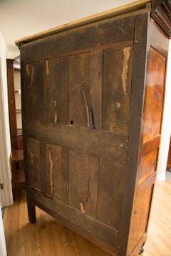 French 18th Century Figured Walnut Armoire