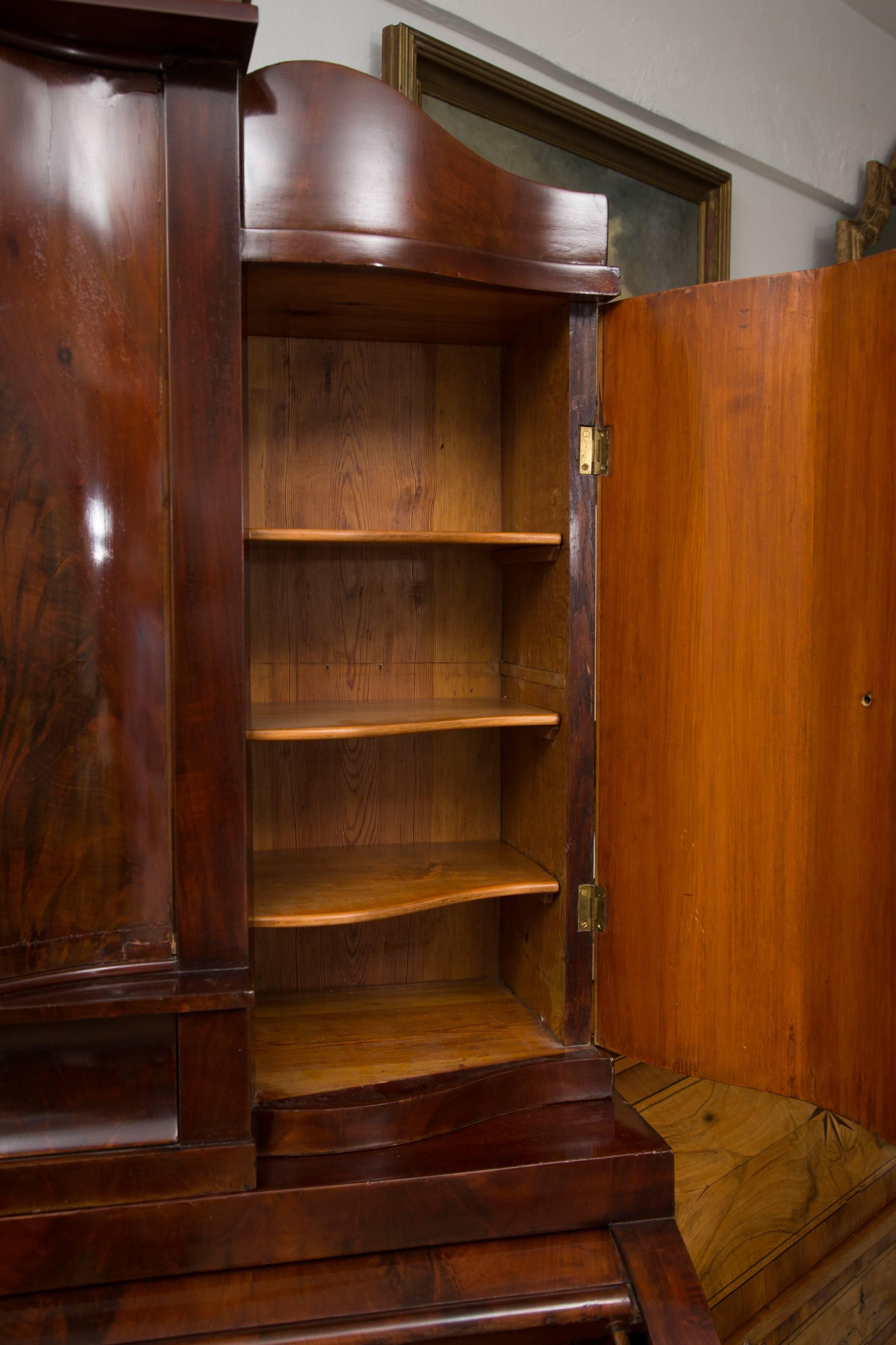 19th Century Danish Biedermeier Bureau Secretary Desk For Sale 1