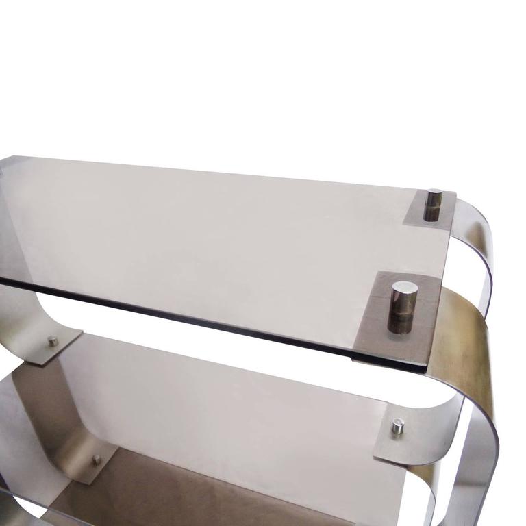 single End Tables or Shelves Unit by Donald Singer, USA, 1970s For Sale ...