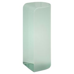 Olaf Green Polished and Etched Cast Glass Sculptural Side Table by Fred&Juul