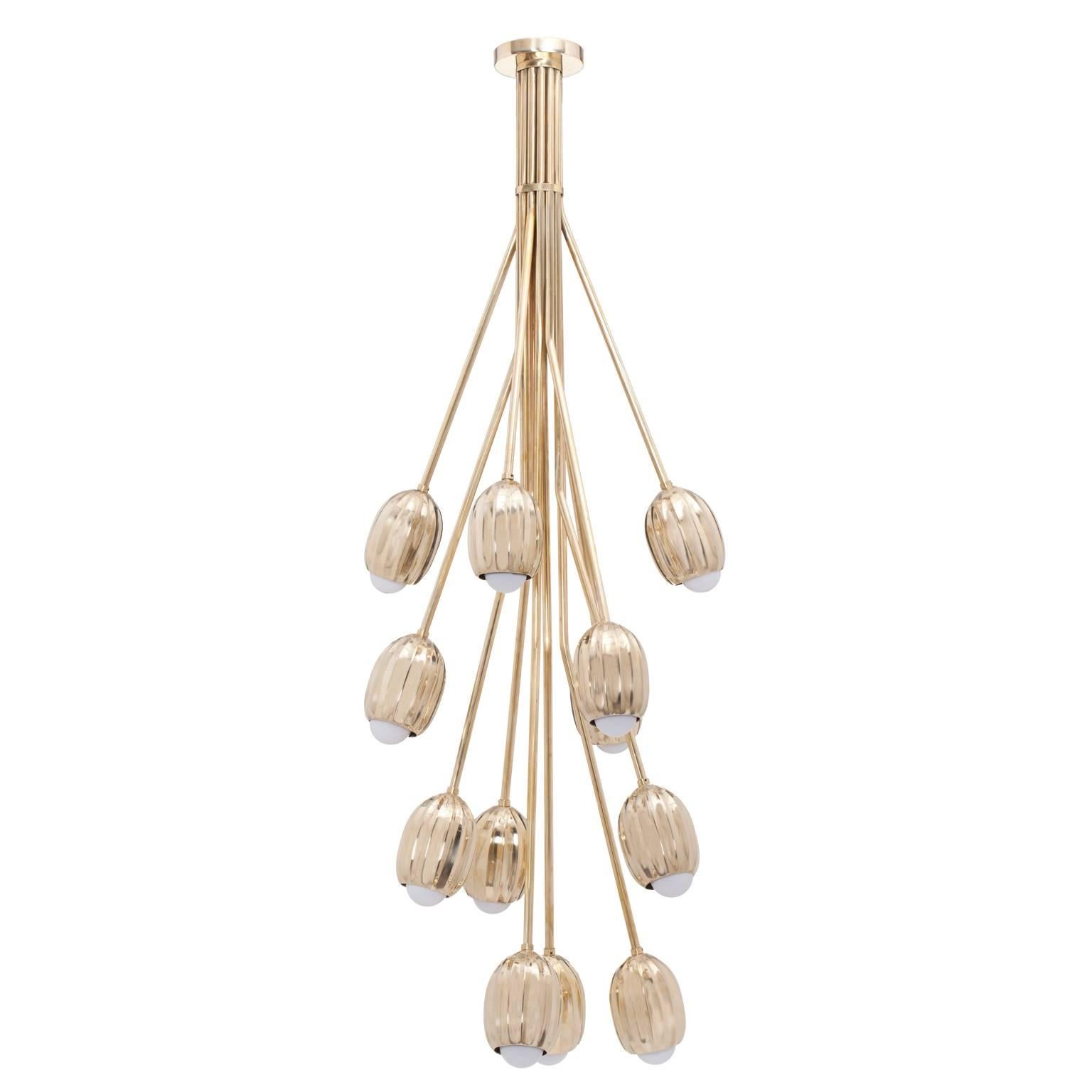 cast brass chandelier