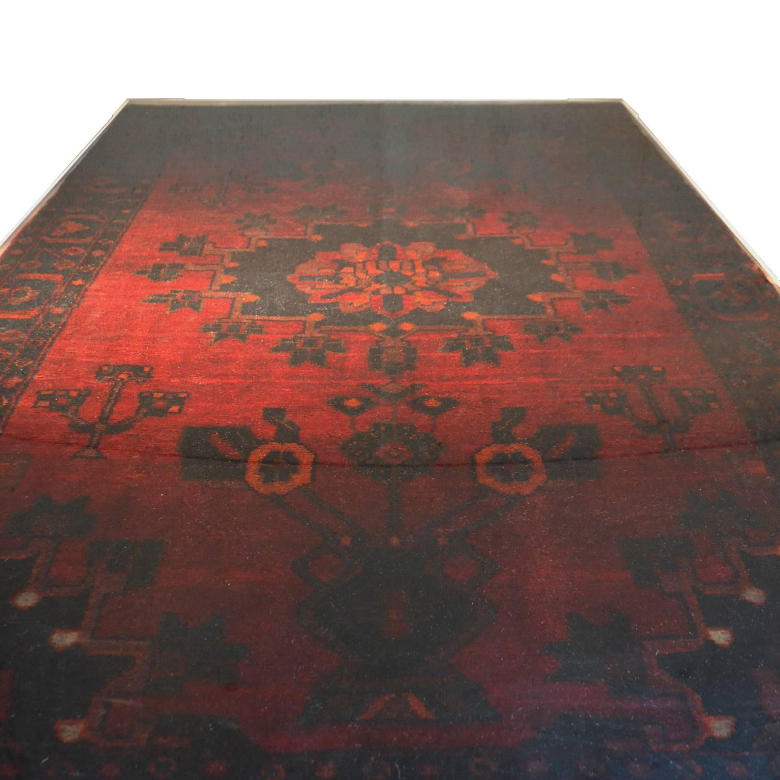 persian rug epoxy table