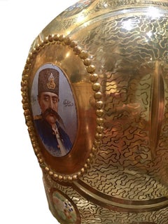 Pair of 19th Century Bohemian Cut Glass Decanters