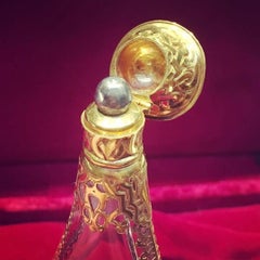 Beautiful 19th Century Ornate Perfume Bottle