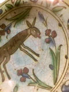 Late 17th Century Iznik Animal Plate