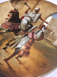 19th Century, Austrian Orientalist Plate, Made for the Islamic Market