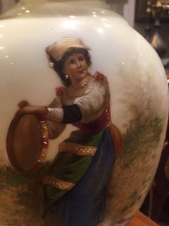 19th Century beautiful pair of french opaline