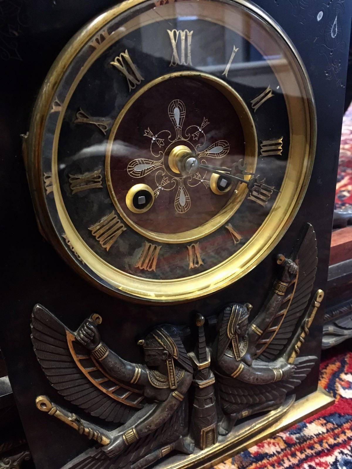Other 19th Century Clock, Stamped Boxell Brighton 4561 For Sale