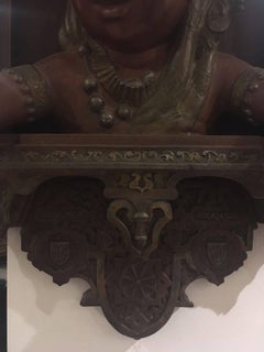 19th Century, Bronze Islamic Sculpture, French Made for the Spanish Market