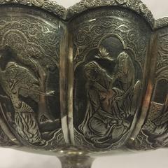 19th Century Iranian Solid Silver by the Great Master Parvarish
