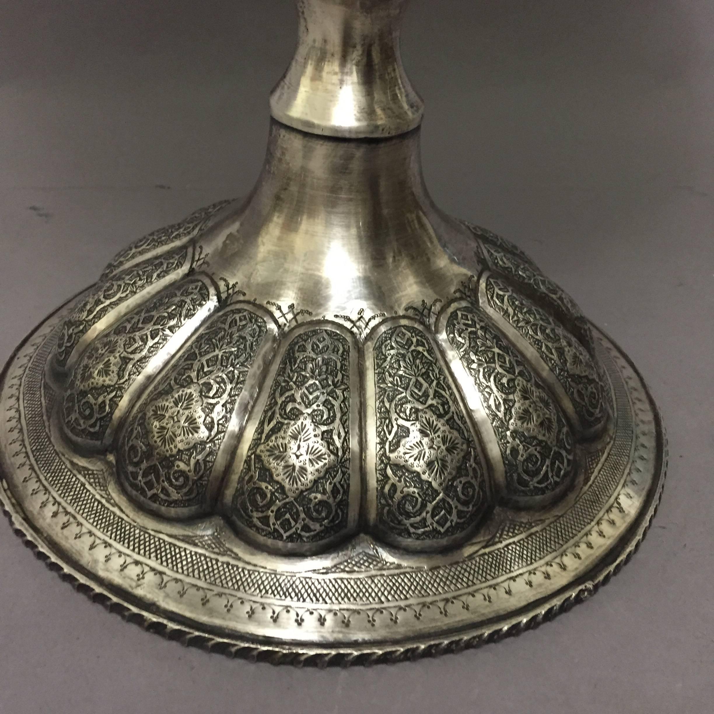 Persian 19th Century Iranian Solid Silver by the Great Master Parvarish