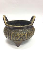 18th Century, Chinese Bronze Censer