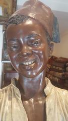 Late 19th Century Terracotta Figure of a North African Boy by Goldscheider