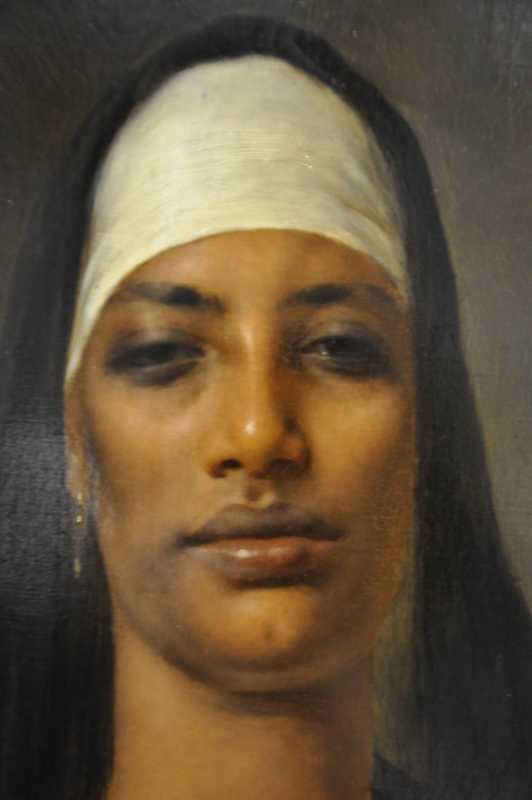 Late 19th Century Portrait of a Young Egyptian by Franz Xavier Kosler