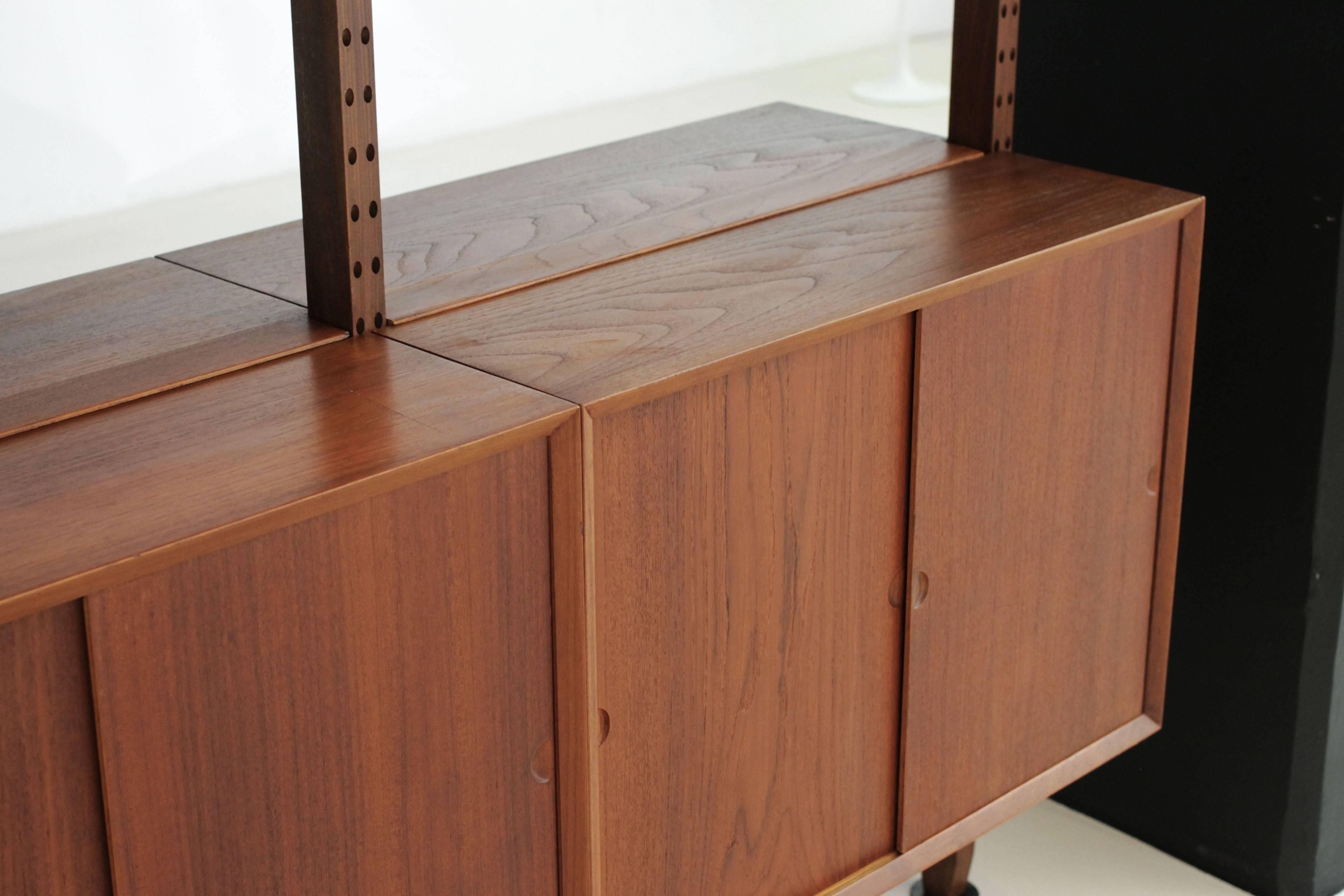 Scandinavian Modern Danish Room Divider by Poul Cadovius System Cado For Sale