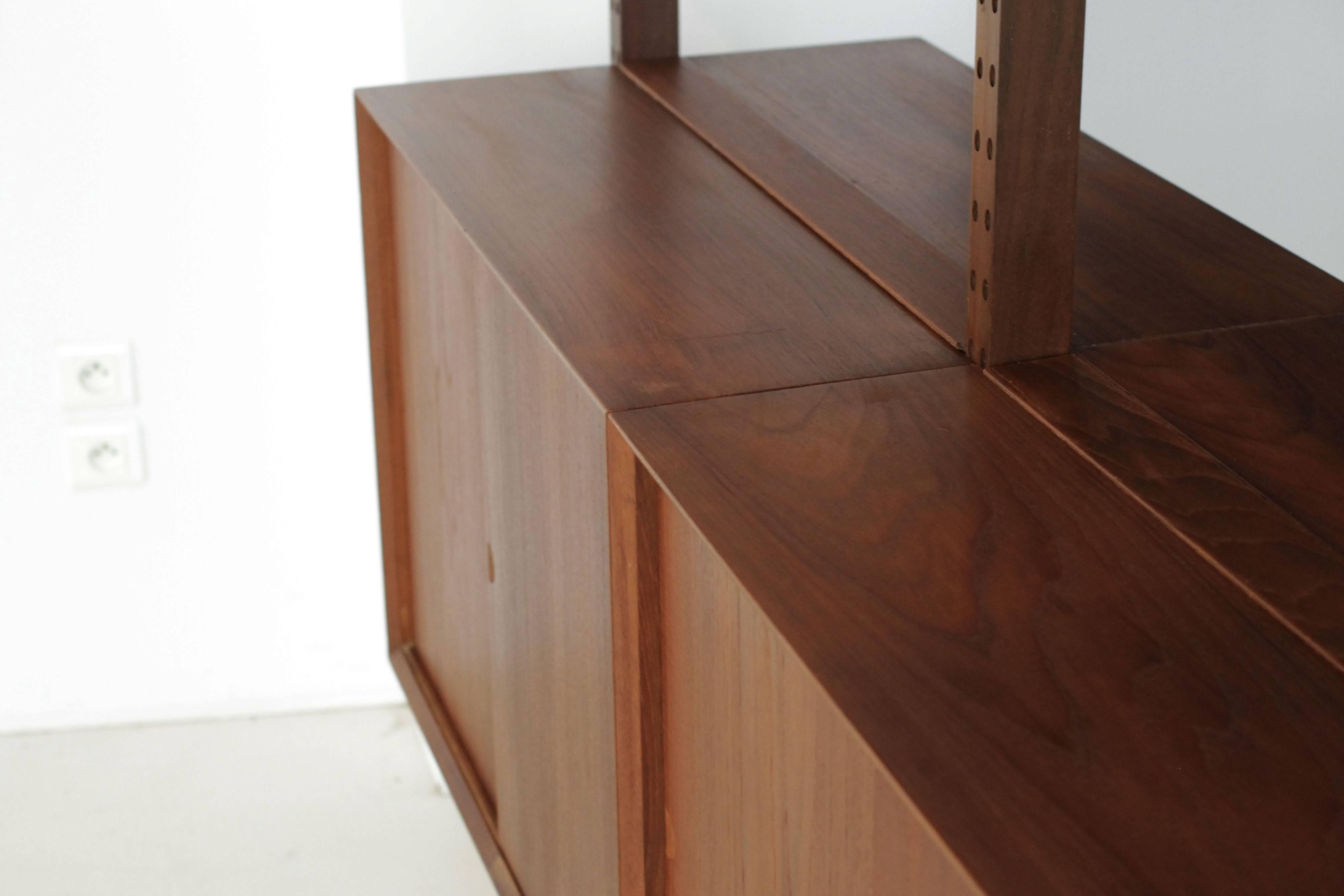 Danish Room Divider by Poul Cadovius System Cado For Sale 3