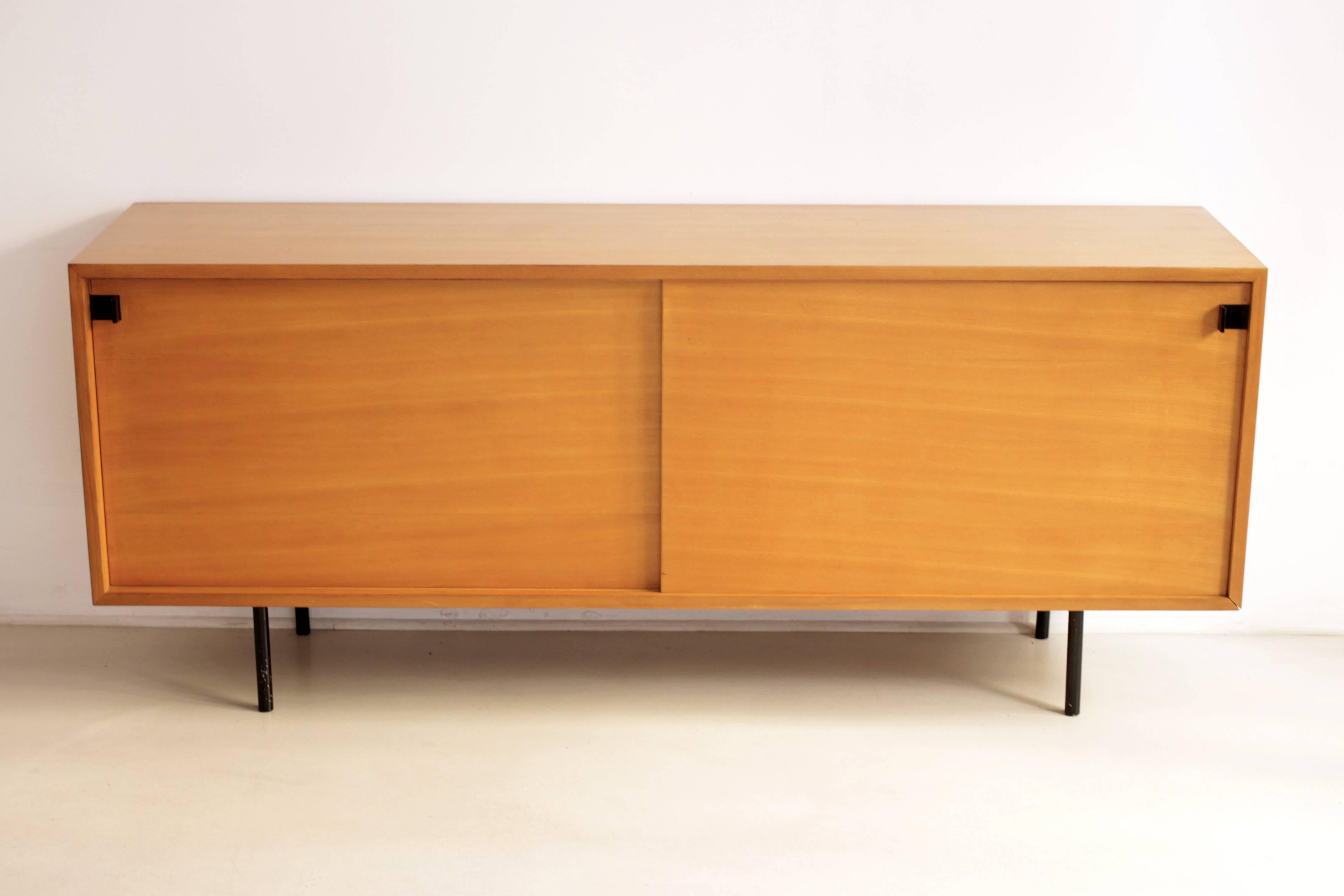 Veneer French Mid-Century Sideboard by Alain Richard For Sale